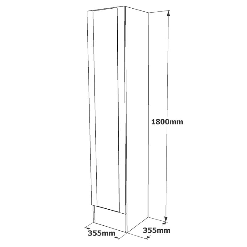Στήλη Xara pakoworld sonoma 35.5x35.5x180εκ