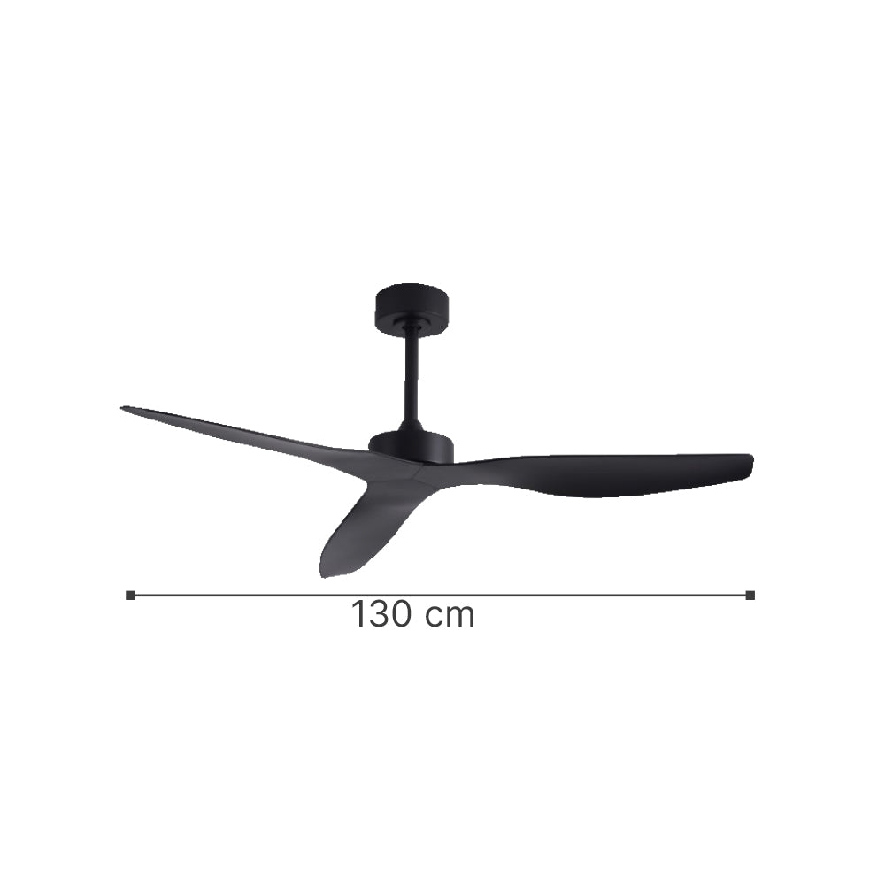 it-Lighting Trent Ανεμιστήρας Οροφής με DC Μοτέρ 40W - Total Black (102000625)