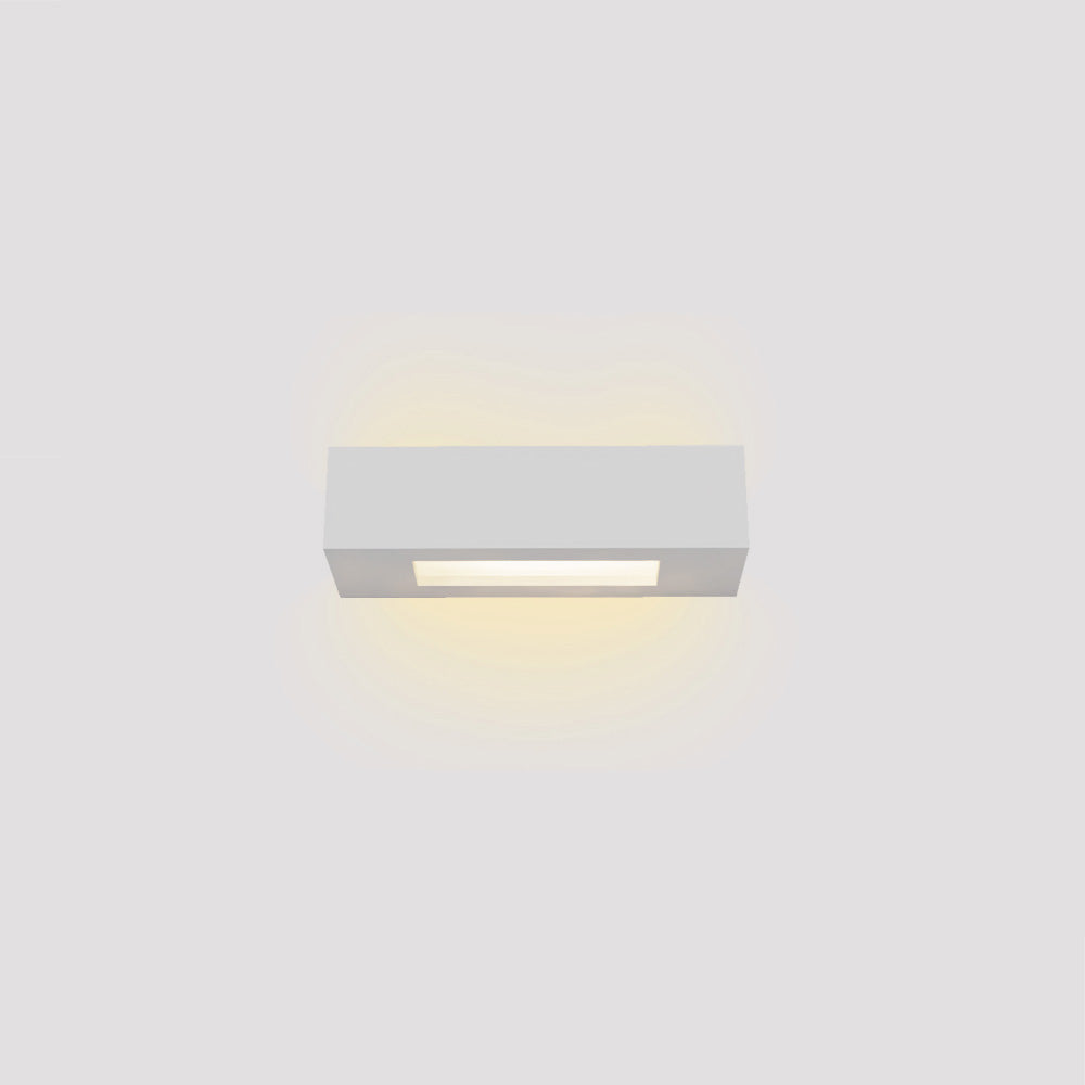 Inlight Επιτοίχιο Φωτιστικό Γύψινο Λευκό 1×E14 – 22 cm (43049-C-White)