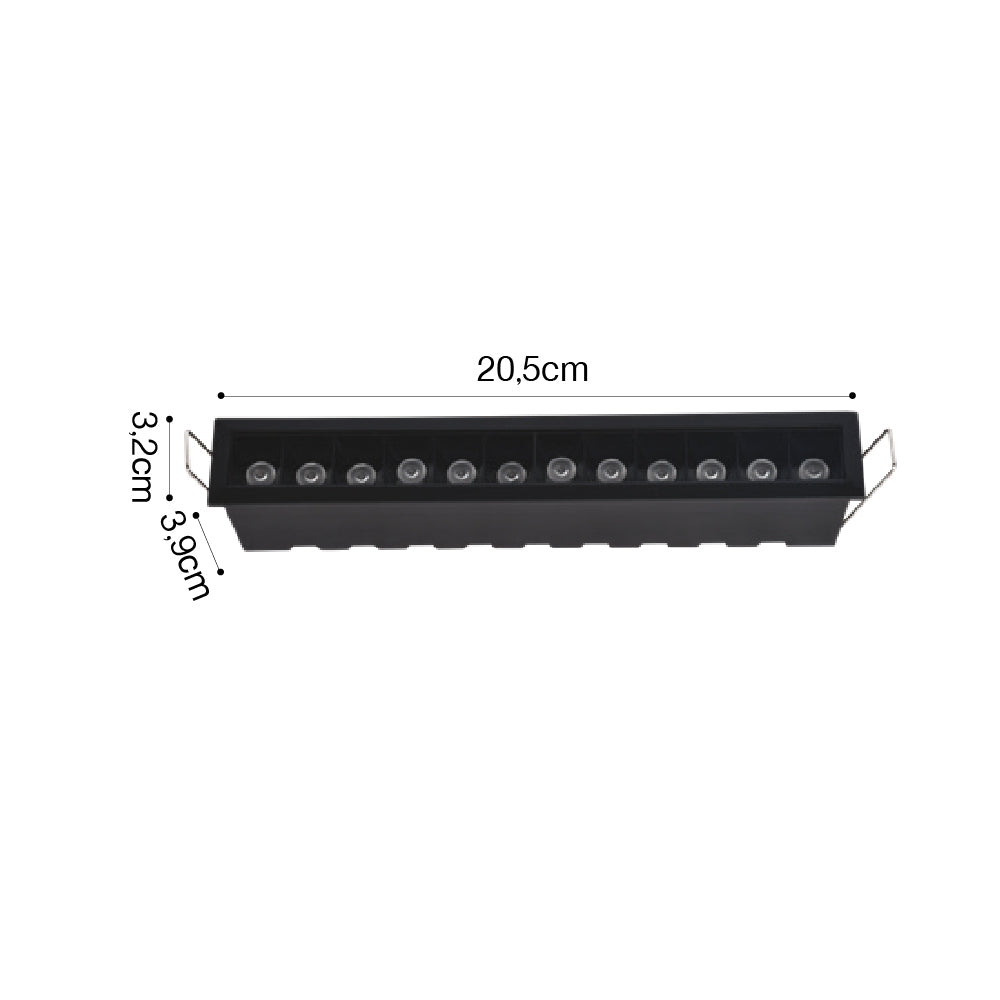 Inlight Downlight σποτ 12*3W 3CCT σε λευκή απόχρωση (X00210W)