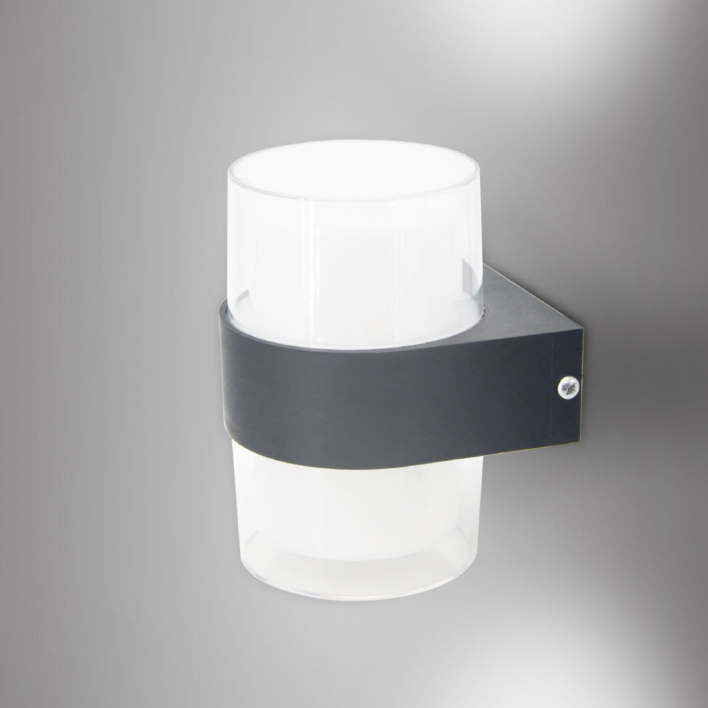 it-Lighting Athabasca LED 8W CCT Outdoor Wall Lamp Anthracite D:12cm (80203240)