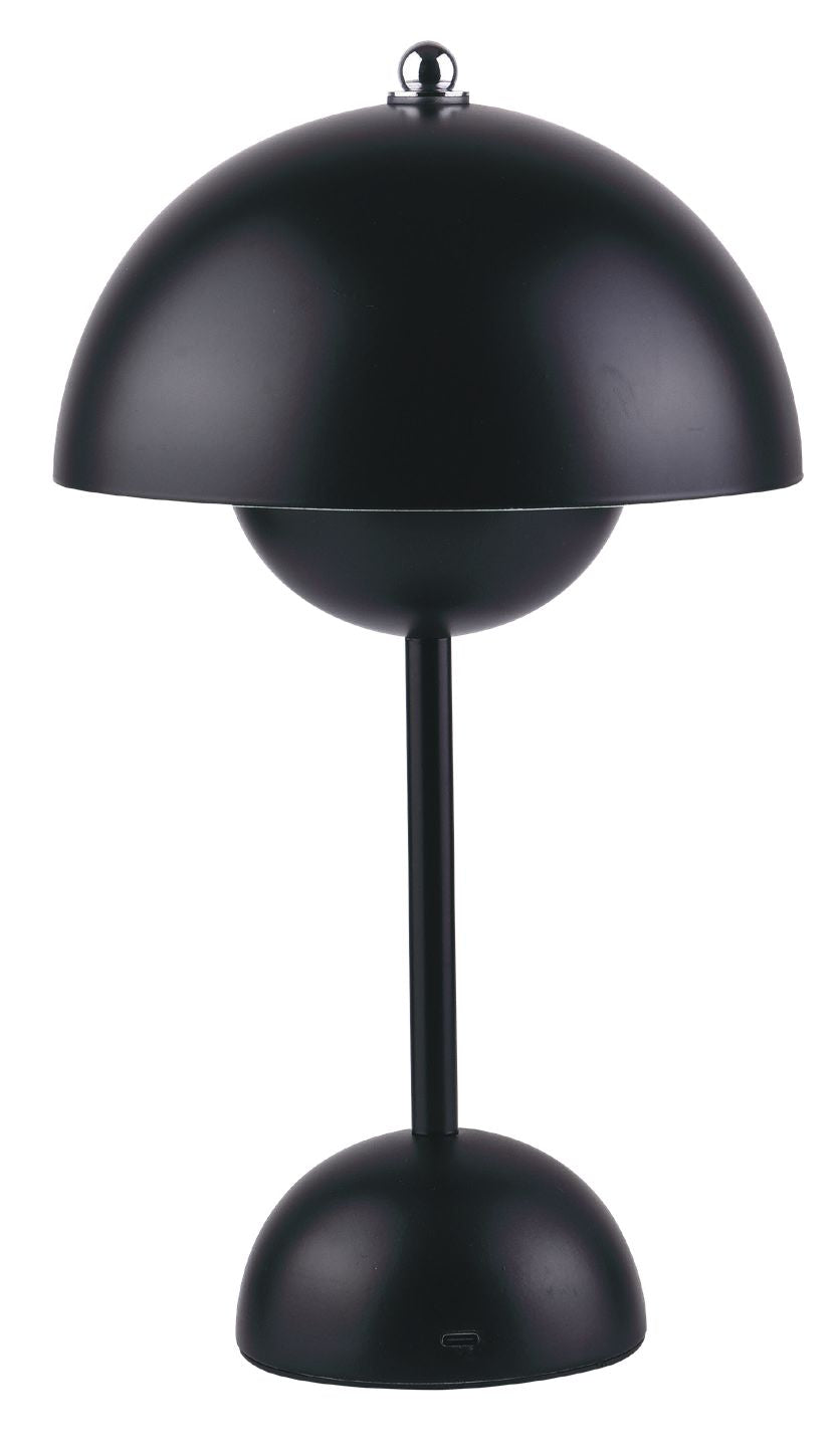 Inlight Rechargeable LED 1.5W 3CCT Touch Table Lamp Black D:10x24cm (3059-Black)
