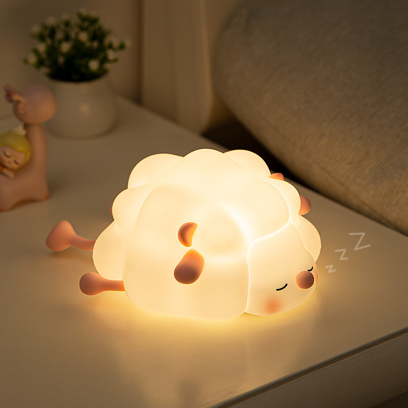 TLC 4023 ΠΟΡΤΑΤΙΦ LED ΑΡΝΑΚΙ ΑΣΠΡΟ-ΡΟΖ ΣΙΛΙΚΟΝΗΣ TOUCH DIMMER- TIMER- USB & ΒΑΣΗ ΚΙΝΗΤΟΥ