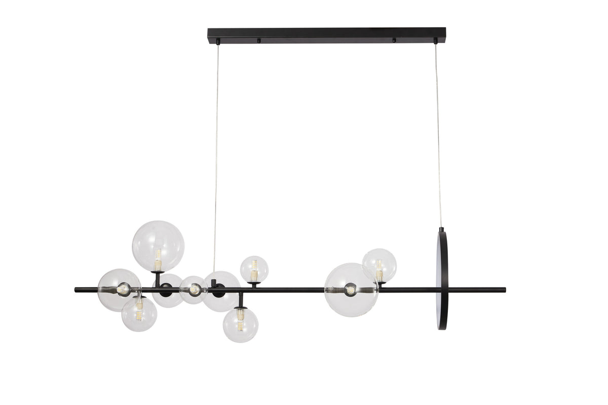 PDC 2049-10 ΡΑΓΑ ΜΑΥΡΗ ΜΕ LED KAI G9 ΓΛΟΜΠΟΥΣ ΔΙΑΦΑΝΟΥΣ