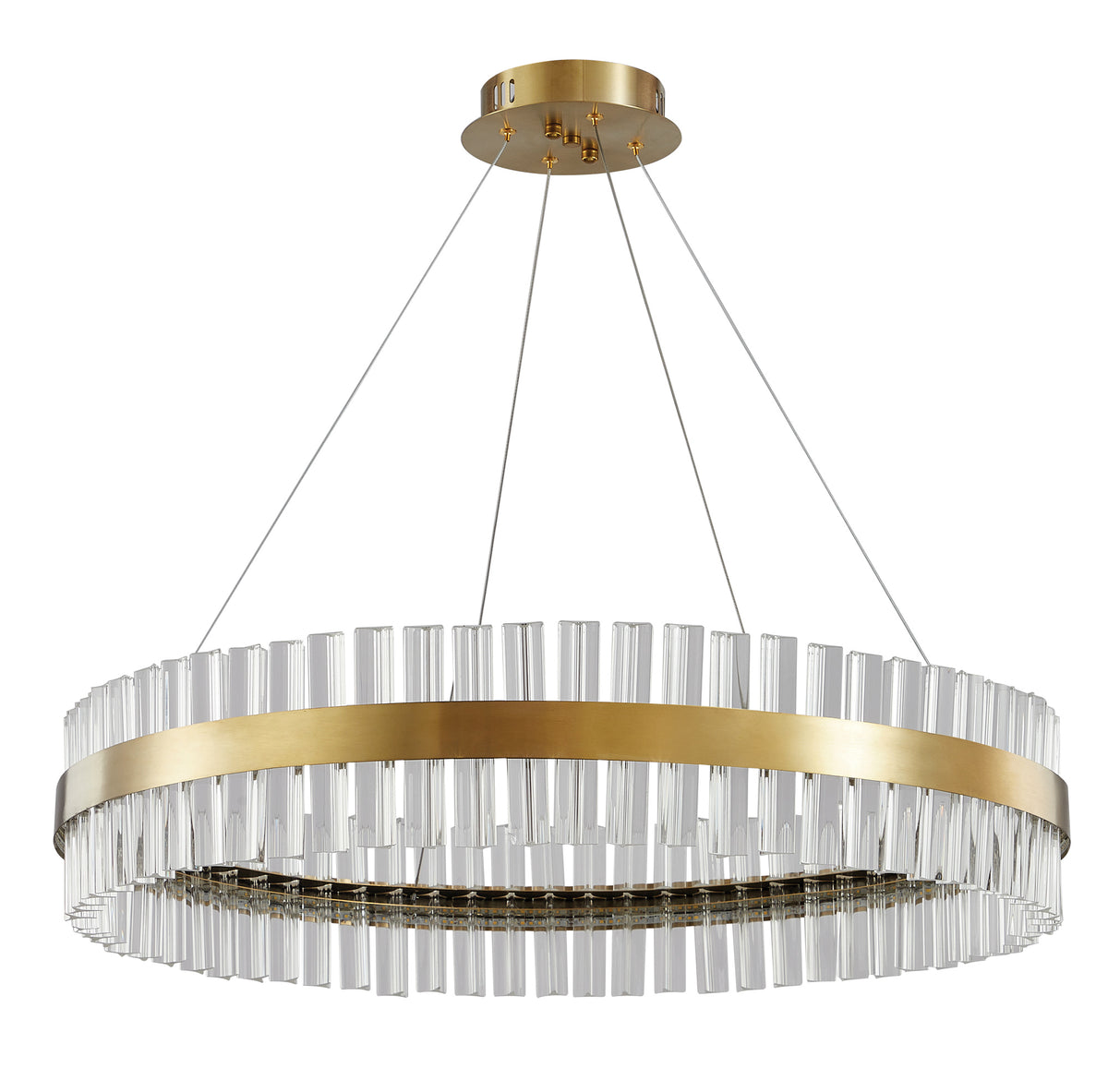PDC 707-80 LED ΣΤΡΟΓΓΥΛΟ Φ80 ΜΕ ΚΡΥΣΤΑΛΛΑ