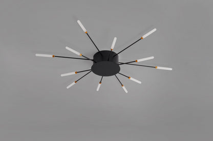 CCC 709-12 # LED ΟΡΟΦΗΣ ΜΑΥΡΟ ΑΚΤΙΝΕΣ