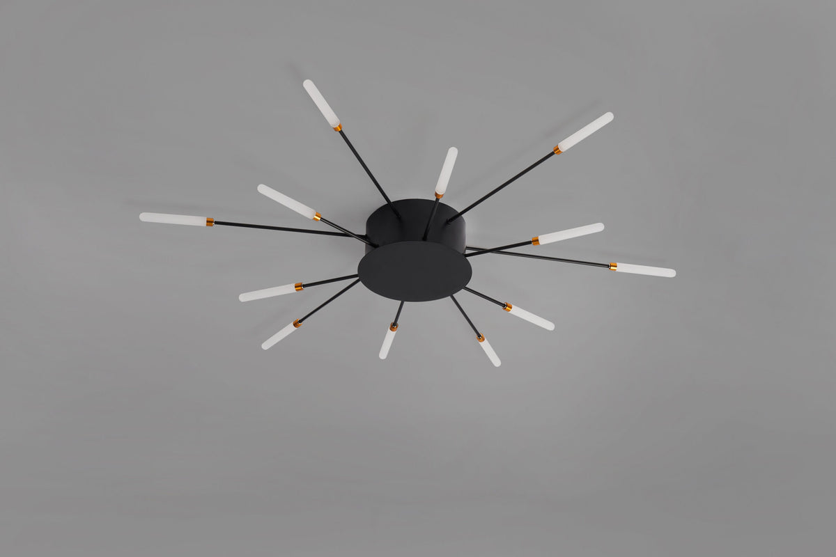 CCC 709-12 # LED ΟΡΟΦΗΣ ΜΑΥΡΟ ΑΚΤΙΝΕΣ