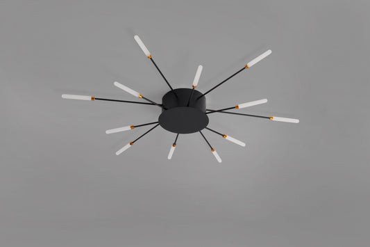CCC 709-12 # LED ΟΡΟΦΗΣ ΜΑΥΡΟ ΑΚΤΙΝΕΣ