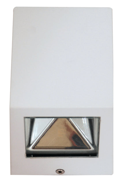 WLC 8107 WH LED ΑΠΛ.UP/DOWN ΤΕΤΡΑΓΩΝΗ 2*5W ΛΕΥΚΗ