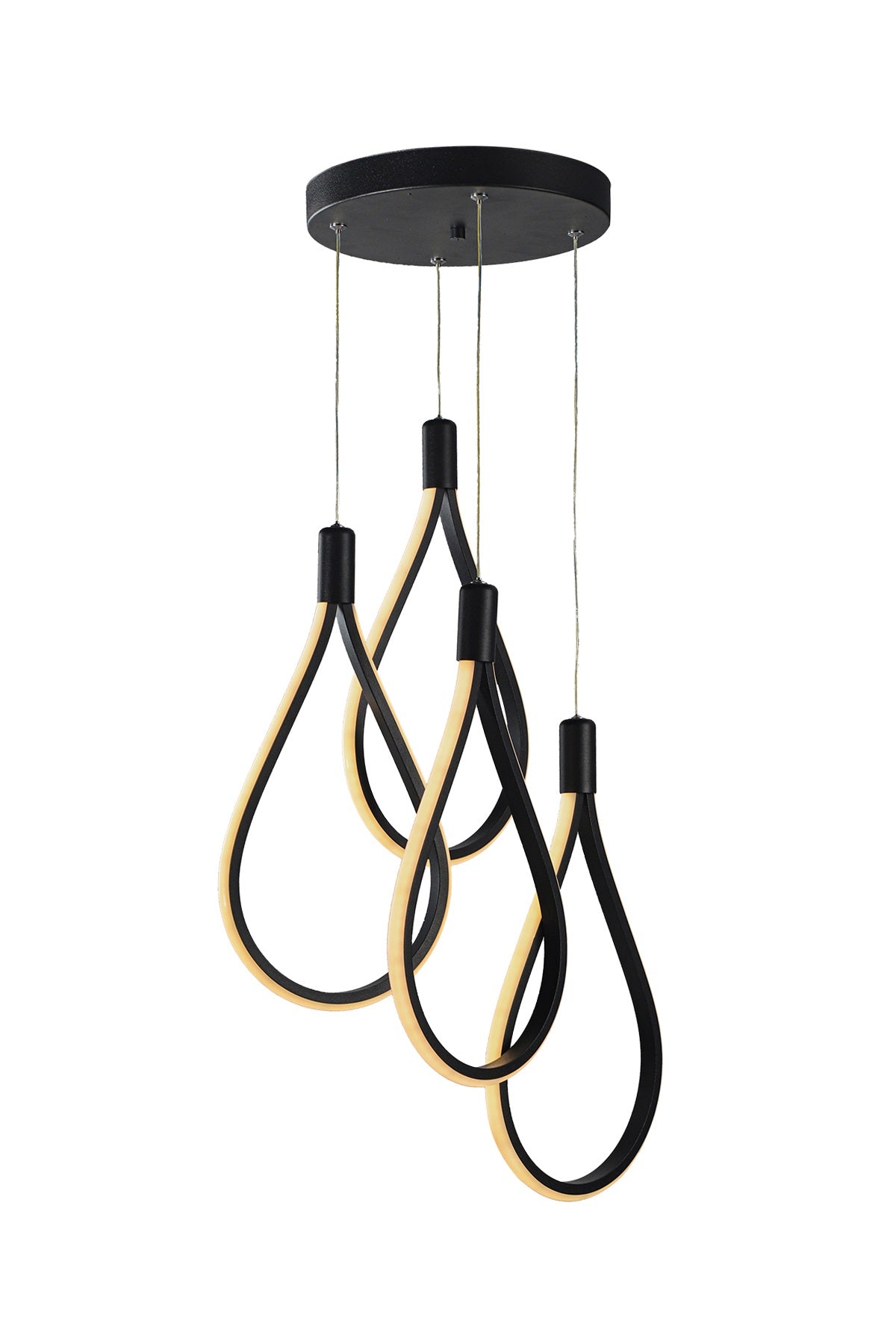 PDT 700-4 BK # ΚΡΕΜ. 4/Φ LED ΘΗΛΙΕΣ ΜΑΥΡΟ
