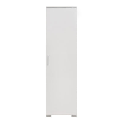 Ντουλάπι-στήλη Chad1 pakoworld λευκό gloss 45x32x169εκ