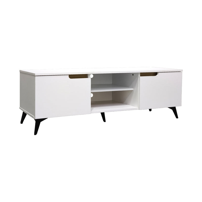 Έπιπλο τηλεόρασης Kemvio pakoworld sonoma-λευκό 120x38x44εκ