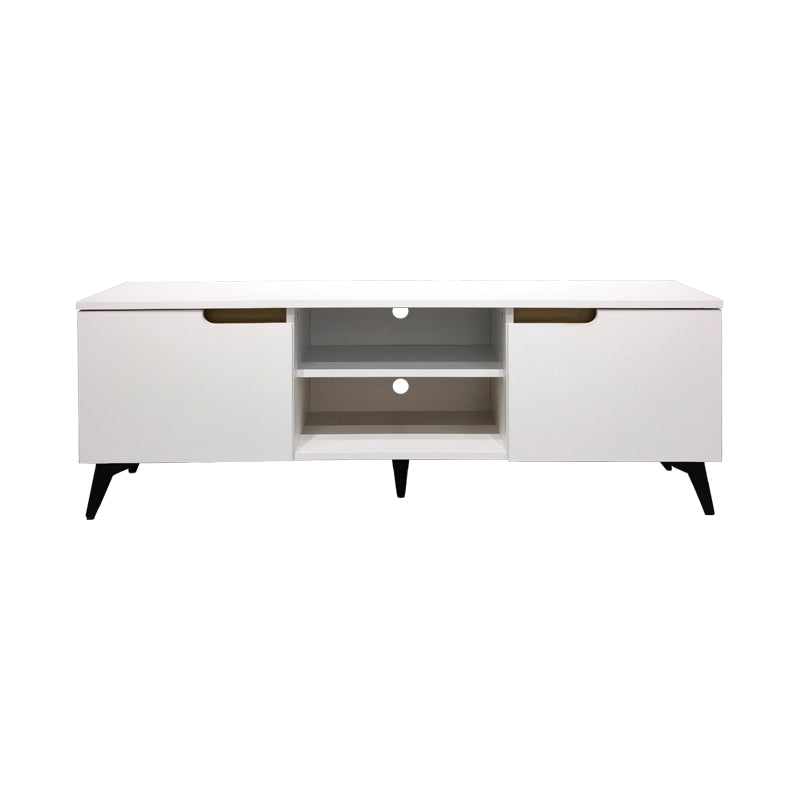 Έπιπλο τηλεόρασης Kemvio pakoworld sonoma-λευκό 120x38x44εκ