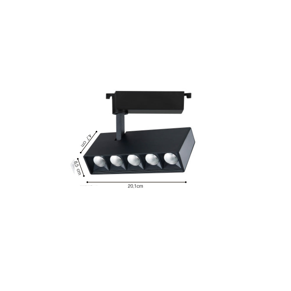 InLight Σποτ 20W μονοφασικής ράγας σε λεύκο χρώμα (T1-05800-White)