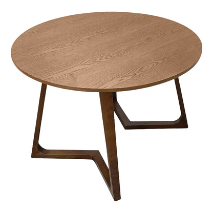 Τραπέζι Sedria pakoworld mdf καρυδί Φ120x75εκ