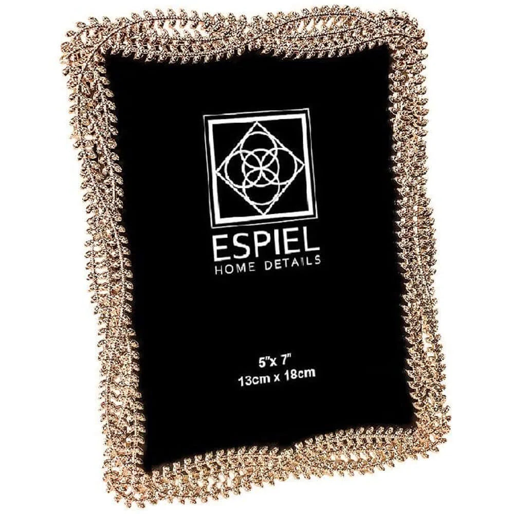 ΚΟΡΝΙΖΑ ΜΕΤΑΛΛΙΚΗ ΧΡΥΣΗ 13X18 - ESPIEL FAM760