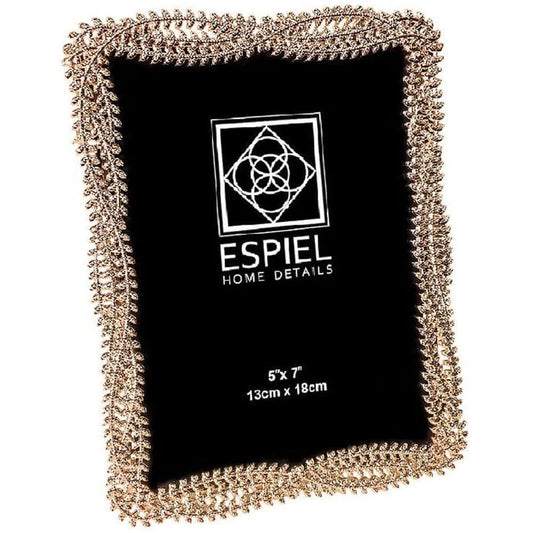 ΚΟΡΝΙΖΑ ΜΕΤΑΛΛΙΚΗ ΧΡΥΣΗ 13X18 - ESPIEL FAM760