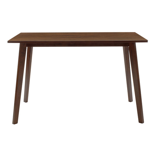 Τραπέζι Benson pakoworld MDF σε καρυδί απόχρωση 120x75x75εκ