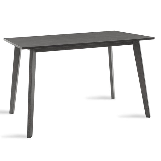 Τραπέζι Benson pakoworld MDF σε rustic grey απόχρωση 120x75x75εκ