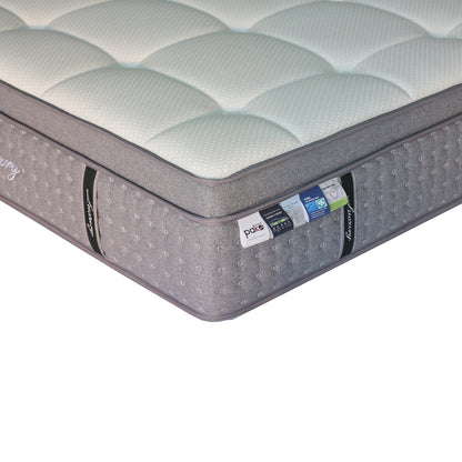 Στρώμα Luxury pakoworld pocket spring+gel memory foam+latex 34-36cm 160x200εκ
