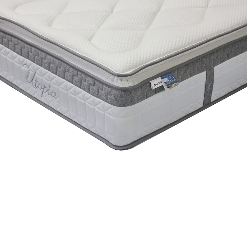 Στρώμα Utopia pakoworld pocket spring με ανώστρωμα 30-32cm 100x200εκ