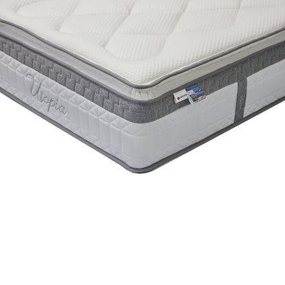 Στρώμα Utopia pakoworld pocket spring με ανώστρωμα 30-32cm 100x200εκ