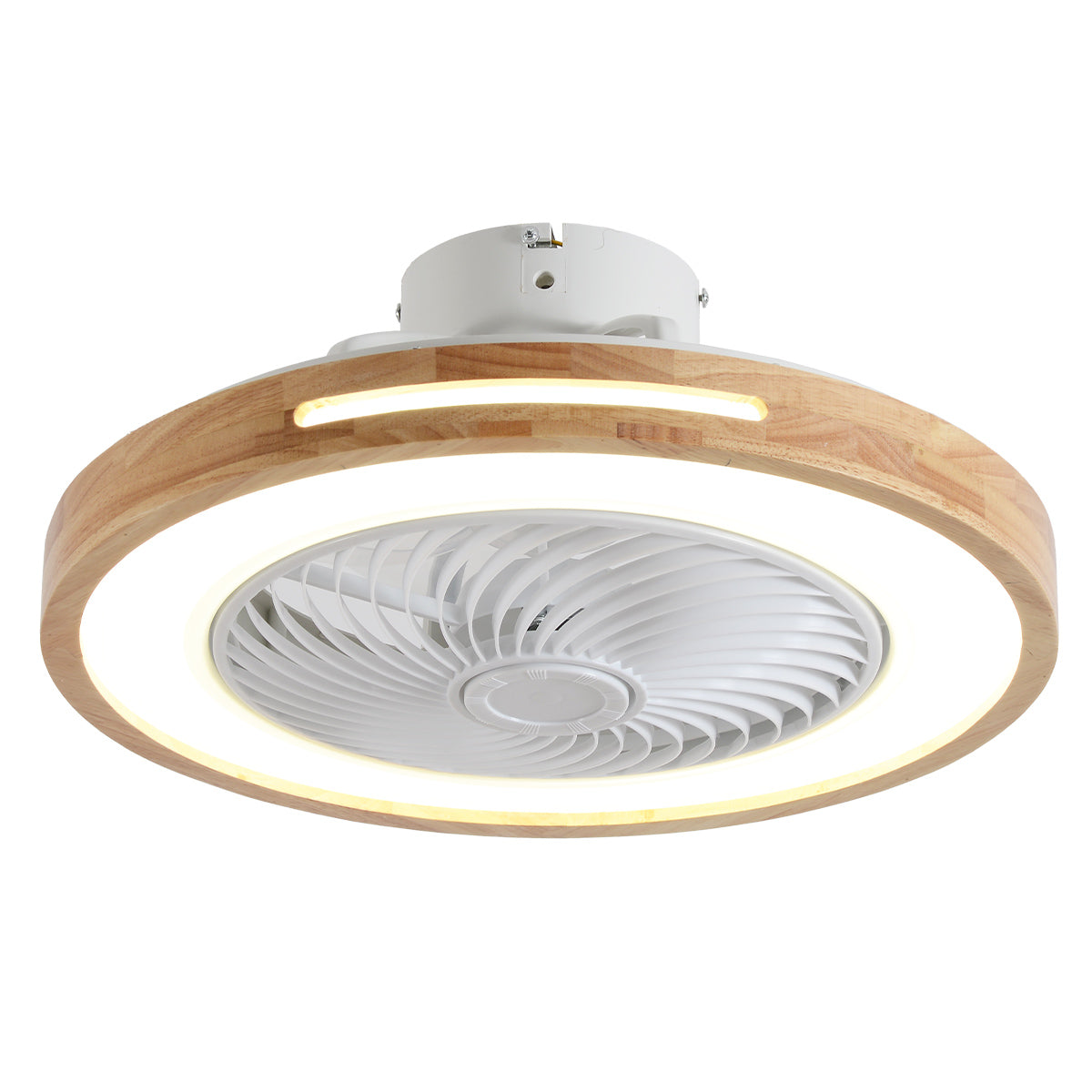 it-Lighting Zephyr Ανεμιστήρας Οροφής LED με App Control & 3CCT | Wood & Λευκό  (101000940)