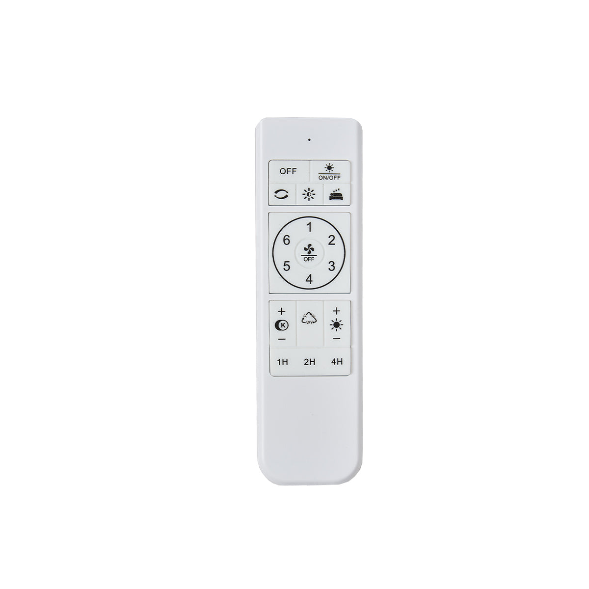 it-Lighting TETON Ανεμιστήρας Οροφής Bladeless Λευκό 56W LED 5900lm 3CCT App Control (101001020)