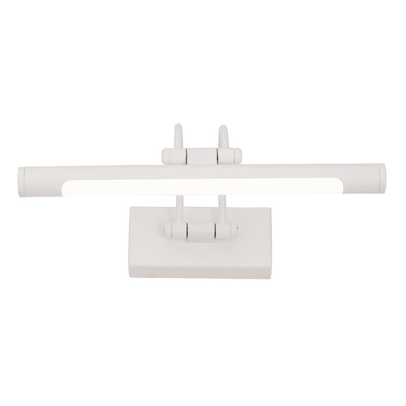 InLight Επιτοίχιο φωτιστικό LED 12W 3000K από λευκό μέταλλο και ακρυλικό D:60cm (1044-Α-Λευκό)
