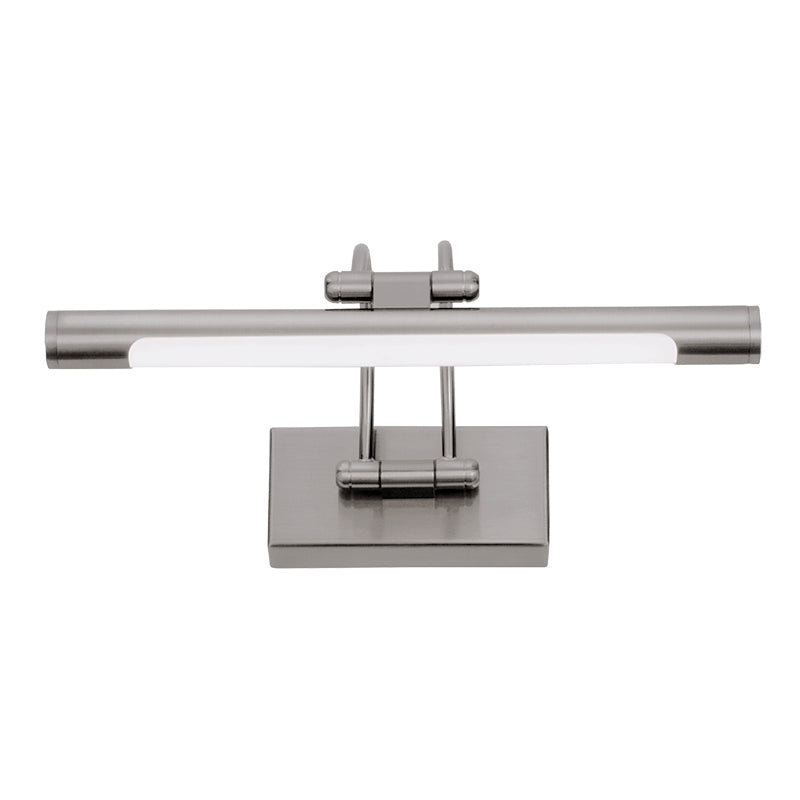 InLight Επιτοίχιο φωτιστικό LED 12W 3000K από νίκελ ματ μέταλλο και ακρυλικό D: 60W (1044-Α-Νίκελ Ματ)