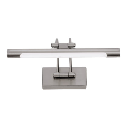 InLight Επιτοίχιο φωτιστικό LED 12W 3000K από νίκελ ματ μέταλλο και ακρυλικό D: 60W (1044-Α-Νίκελ Ματ)