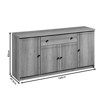 Μπουφές Libby pakoworld sonoma 160x39.5x83εκ