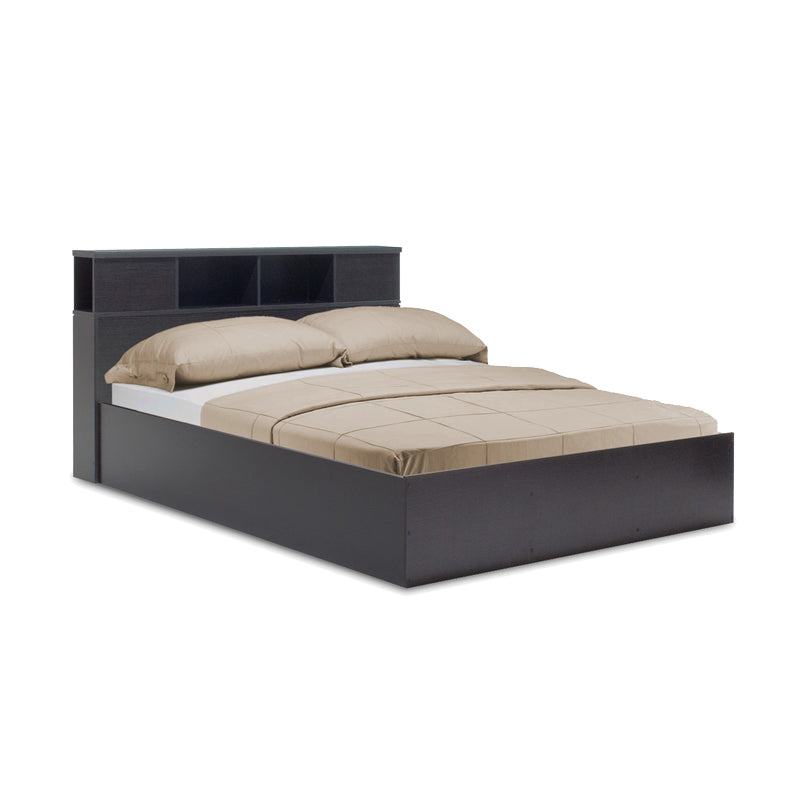 Κρεβάτι OLYMPUS pakoworld σε χρώμα wenge 140x200εκ