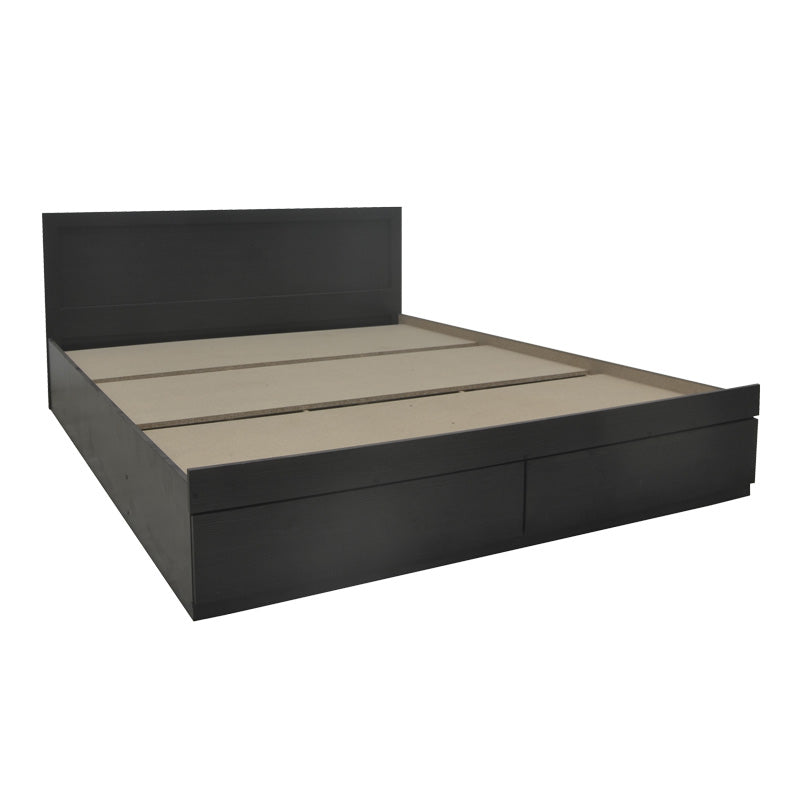 Κρεβάτι Olympus pakoworld με συρτάρι σε wenge απόχρωση 100x200εκ