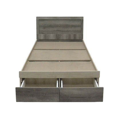 Κρεβάτι μονό Olympus pakoworld με συρτάρι castillo toro 100x200εκ