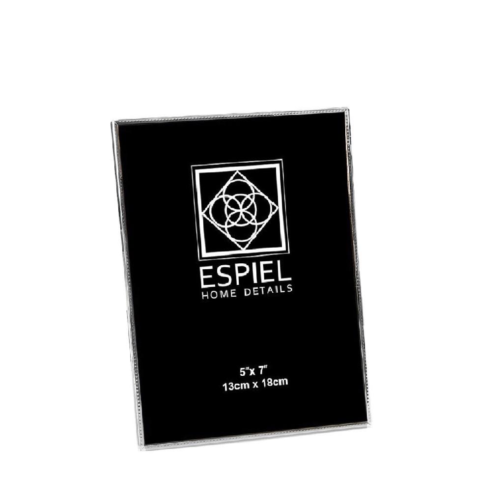 ΚΟΡΝΙΖΑ ΜΕΤΑΛΛΙΚΗ ΑΣΗΜΙ 13X18 - ESPIEL FAM753