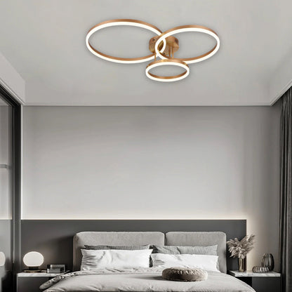 Inlight Φωτιστικό οροφής LED 75W 3CCT (by switch on base) D:80cm (6094-A-Black)