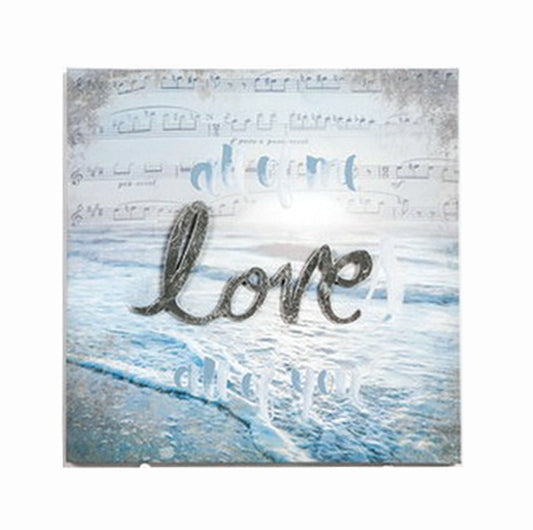 Διακοσμητικός Καμβάς "Love & Sea"