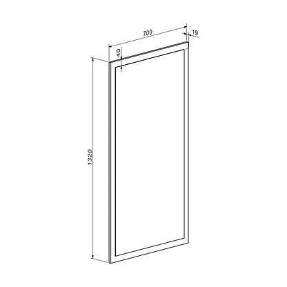 Έπιπλο εισόδου Ansia pakoworld καρυδί oak 210x44,7x175εκ