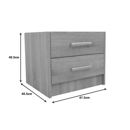 Σετ Κρεβατοκάμαρας Olympus Sonoma με Κρεβάτι 120x200εκ Σετ 3τεμ