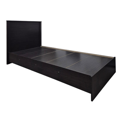 Κρεβάτι με στρώμα Athos Sleepy pakoworld wenge 90x190εκ