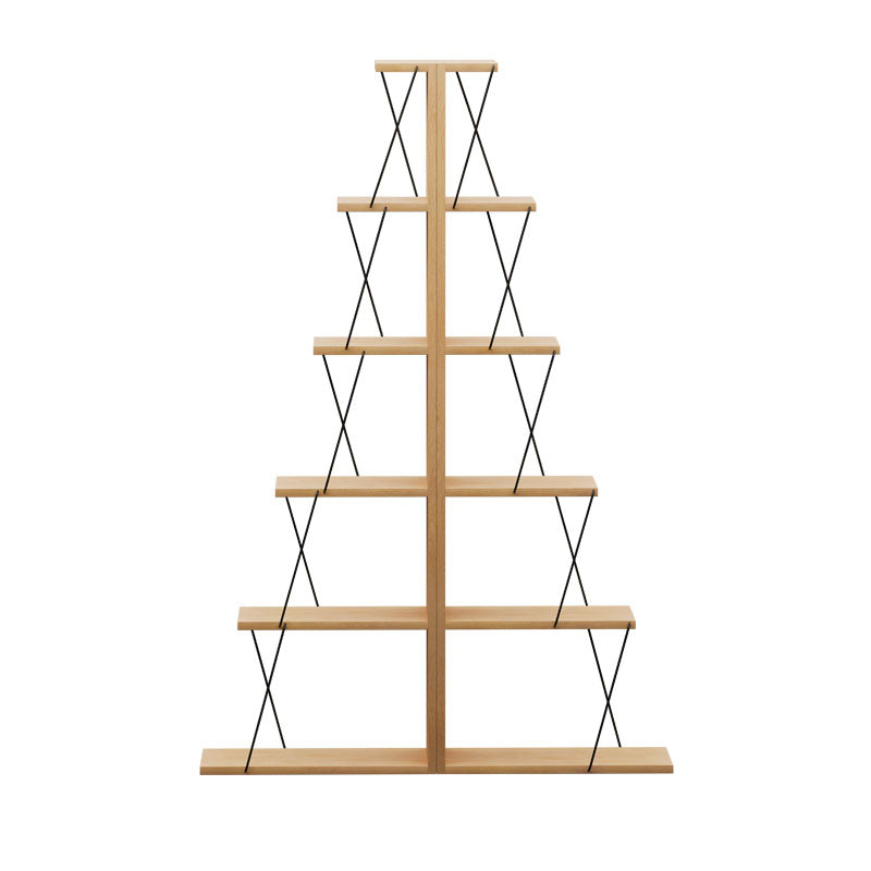 Βιβλιοθήκη mini Tars pakoworld sonoma-μαύρο 100x22x150εκ