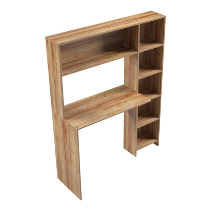 Γραφείο με βιβλιοθήκη Janson pakoworld oak 113.2x40x141.8εκ