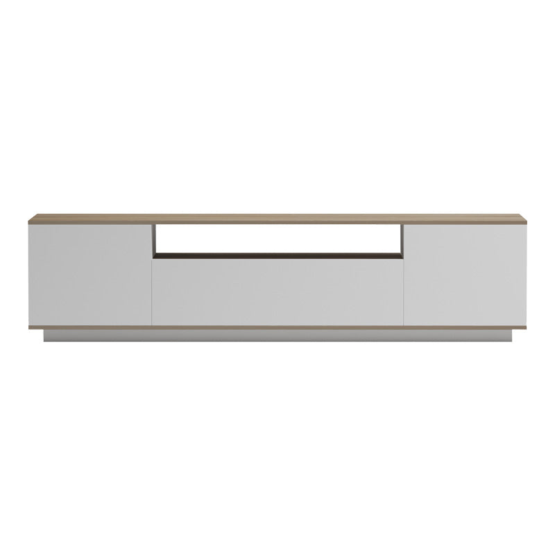 Έπιπλο τηλεόρασης Winey pakoworld σε sonoma-λευκή απόχρωση 180x44.5x44.5εκ
