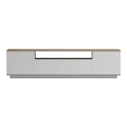 Έπιπλο τηλεόρασης Winey pakoworld σε sonoma-λευκή απόχρωση 180x44.5x44.5εκ