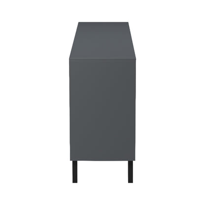 Μπουφές Tuscany pakoworld sonoma-ανθρακί 180x40x78.6εκ