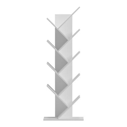 Βιβλιοθήκη Fyllo pakoworld λευκό 50x25x141.5εκ