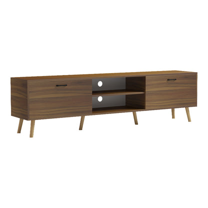 Έπιπλο τηλεόρασης Gorna pakoworld καρυδί 180x35x48.6εκ