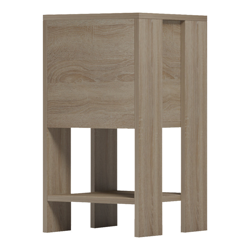 Κομοδίνο Reppo pakoworld sonoma 30x30x55εκ