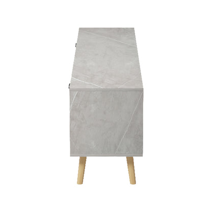 Έπιπλο τηλεόρασης Gorna pakoworld μπεζ εφέ μαρμάρου 180x35x48.6εκ